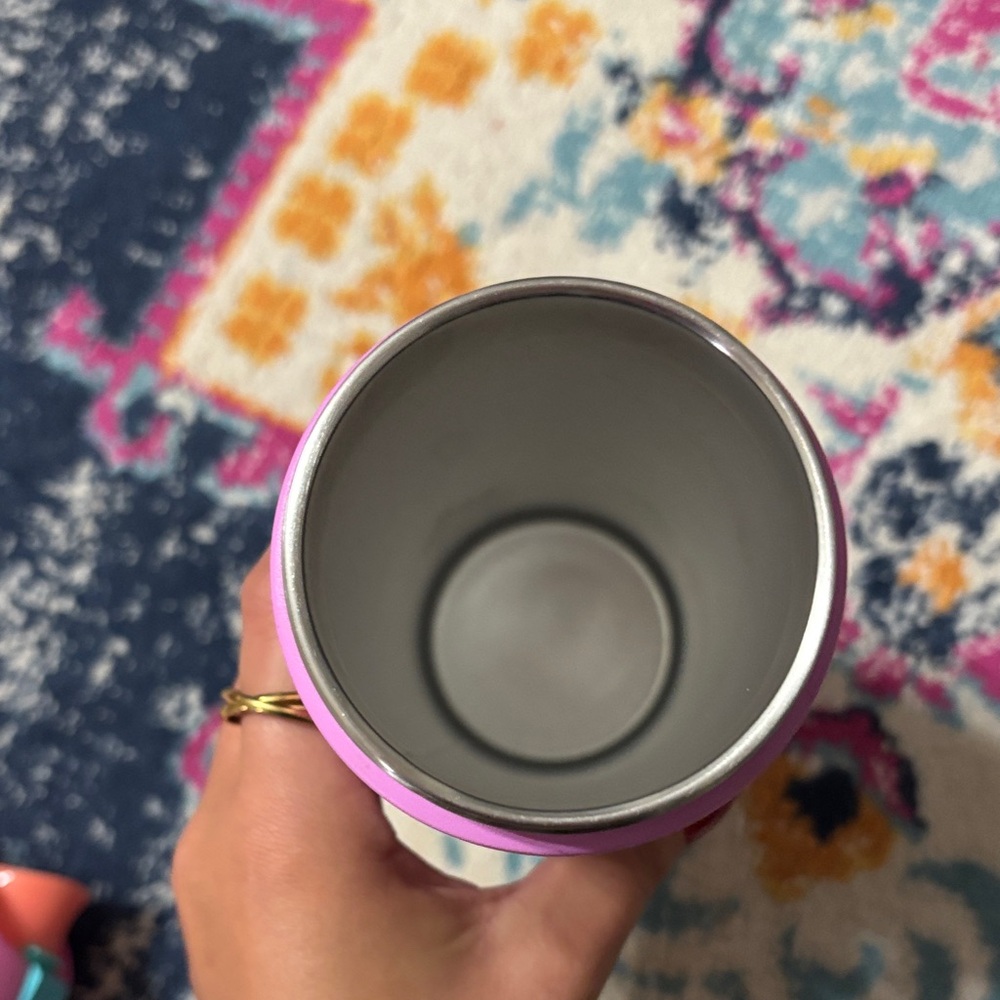 Owola Pink and Orange Tumbler with Straw - Picture 5 of 7